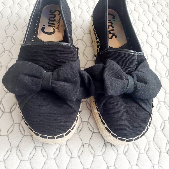 Circus by Sam Edelman Black Cali Platform Espadrilles NEW Women's Size 7 - Picture 3 of 8
